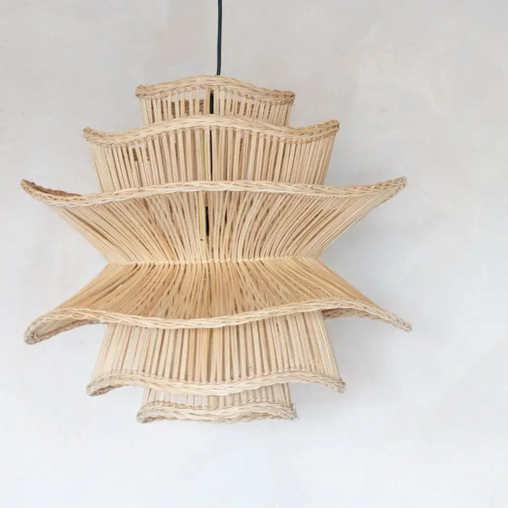 Rotan hanglamp Picasso-Hanglampen-Earthware-Ik Hout ervan.