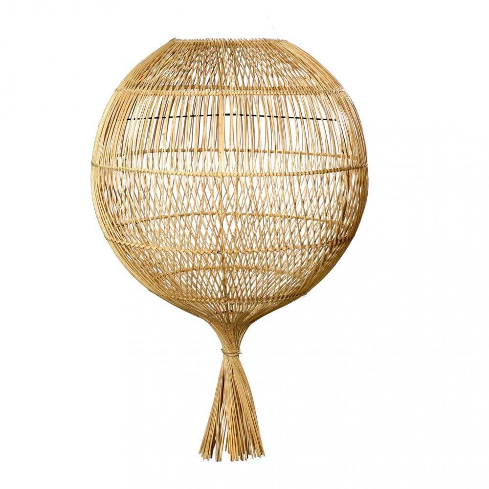 Rotan Hanglamp The Wonton - Bohemian charme voor een warme sfeer in elk interieur. Handgevlochten en veelzijdig.