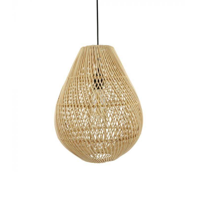 Rotan hanglamp druppelvormige naturel ♥