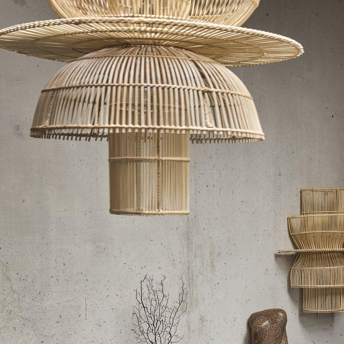 Saturn rotan hanglamp-Hanglampen-Raw Materials-Ik Hout ervan.