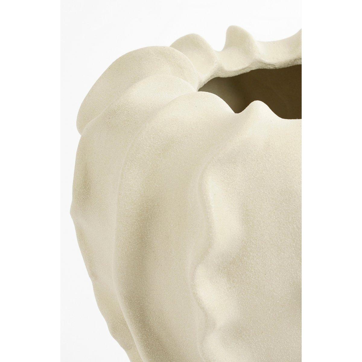 Sierra Vaas - H31 x Ø22 cm - Keramiek - Beige-vazen-Mica Decorations-Ik Hout ervan.