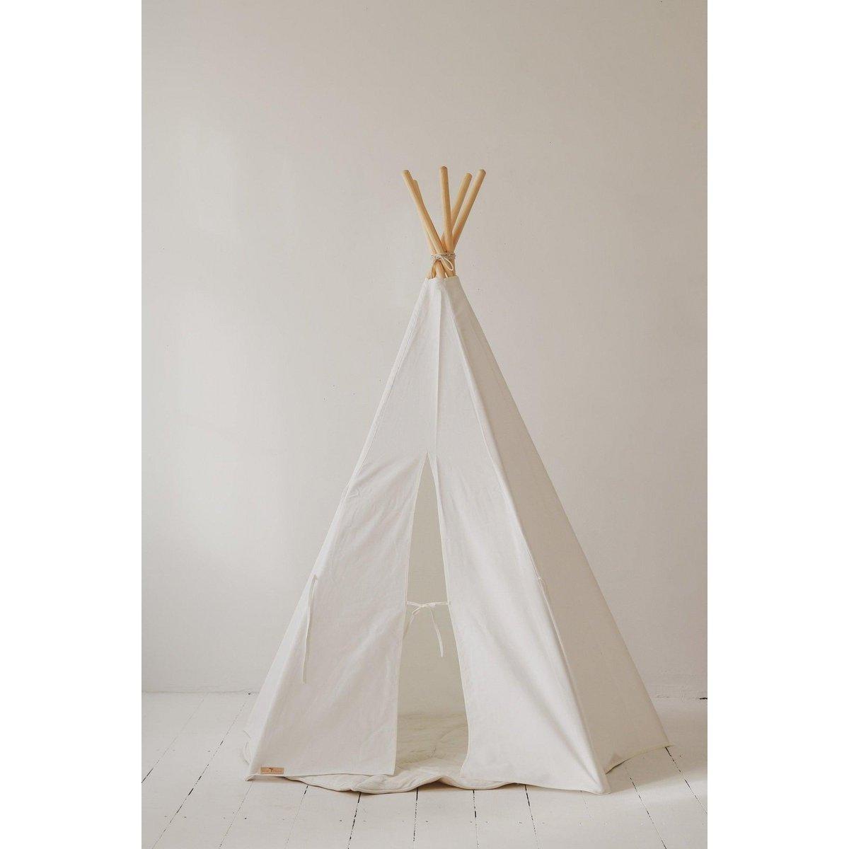 "Sneeuwwitje" Tipi en Bladmattenset-Moi Mili-Ik Hout ervan.