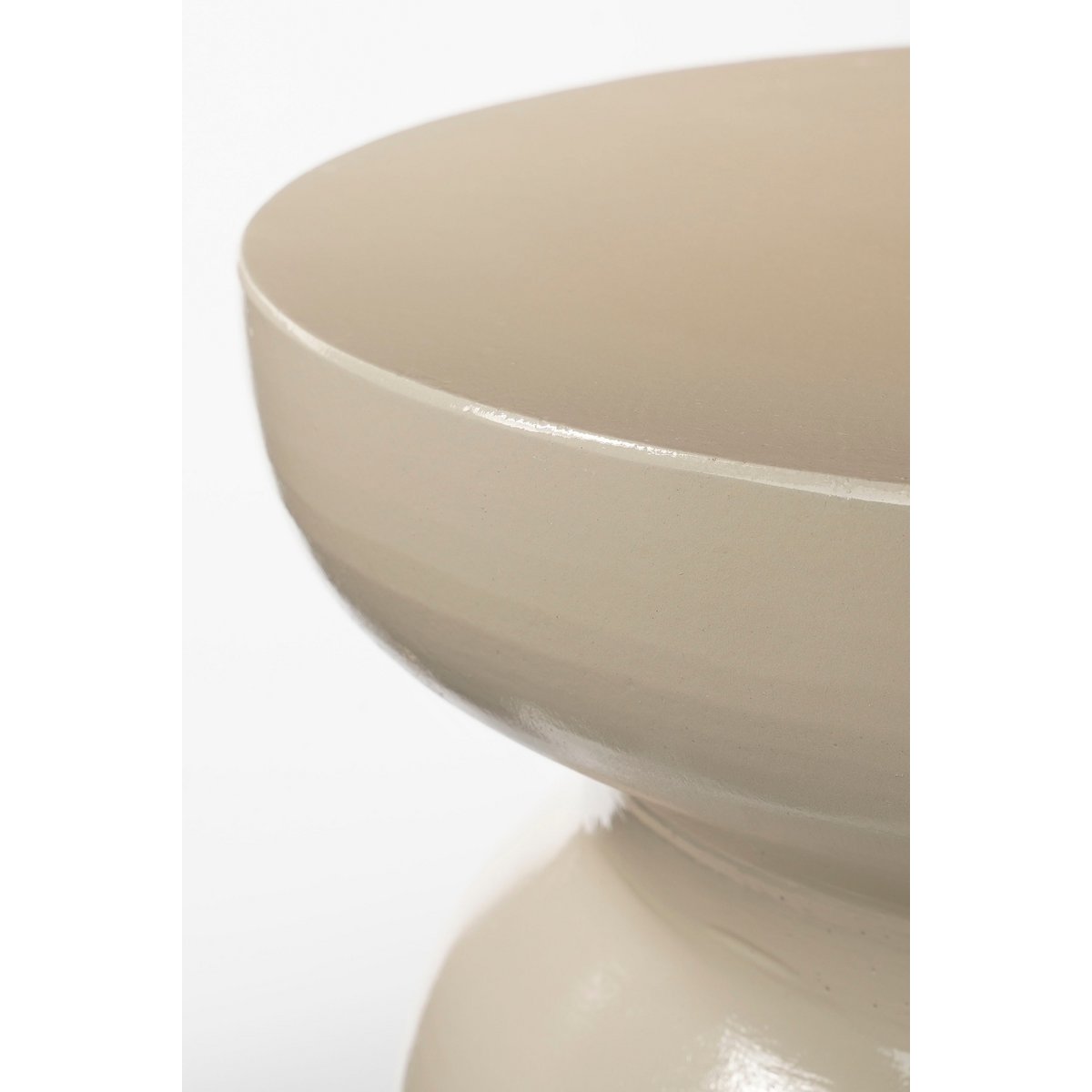 Stage Bijzettafel - H45 x Ø35 cm - Cement - Beige-bijzettafel-Mica Decorations-Ik Hout ervan.