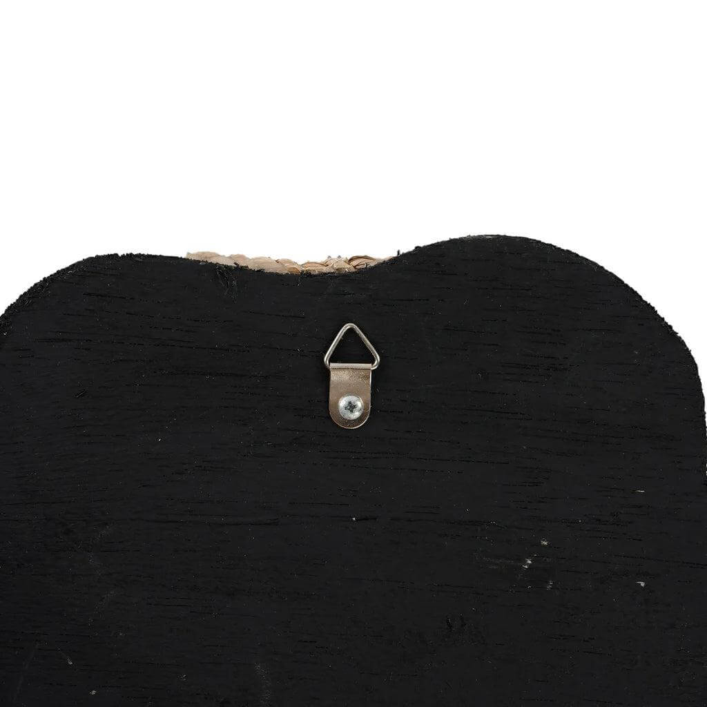 Achterkant van stier decor met hang bevestiging, ideaal voor wanddecoratie.
