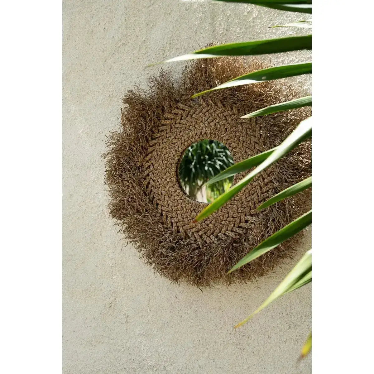 The Early Monday Mirror - Natuurlijk-Ronde spiegels-Bazar Bizar Living-Ik Hout ervan.