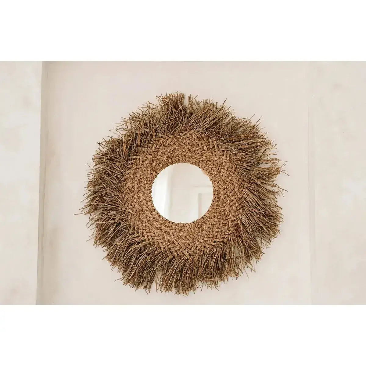 The Early Monday Mirror - Natuurlijk-Ronde spiegels-Bazar Bizar Living-Ik Hout ervan.