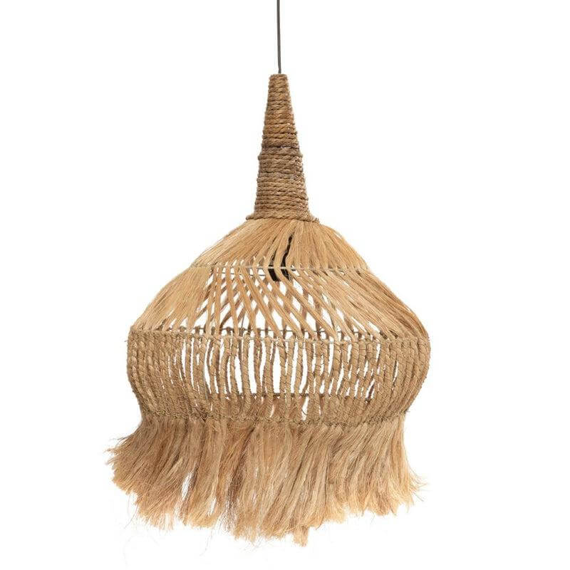 Hippy Tipi hanglamp van abacagras, creëert magische lichtpatronen en past perfect bij elke interieurstijl, lichtbron inbegrepen.