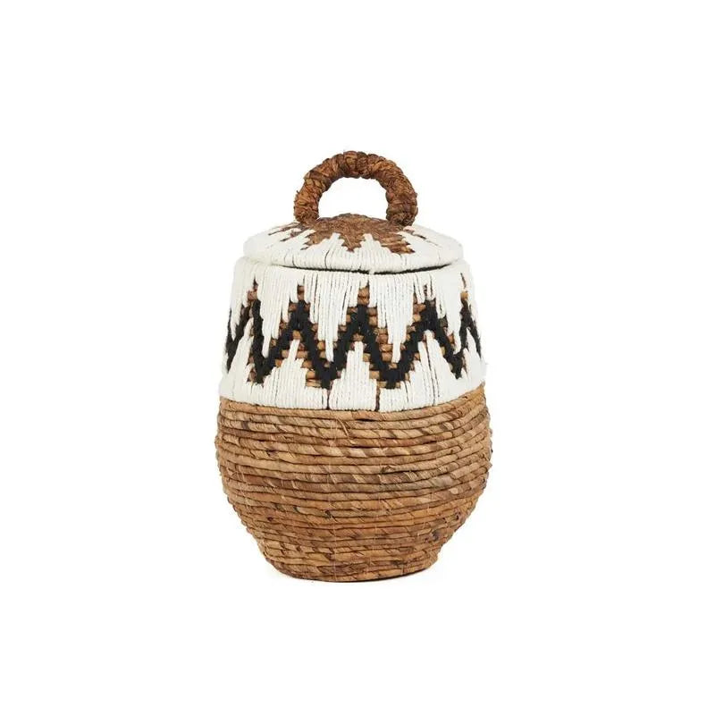 The Little Bay Strandmand-manden met deksel-Bazar Bizar Living-Ik Hout ervan.