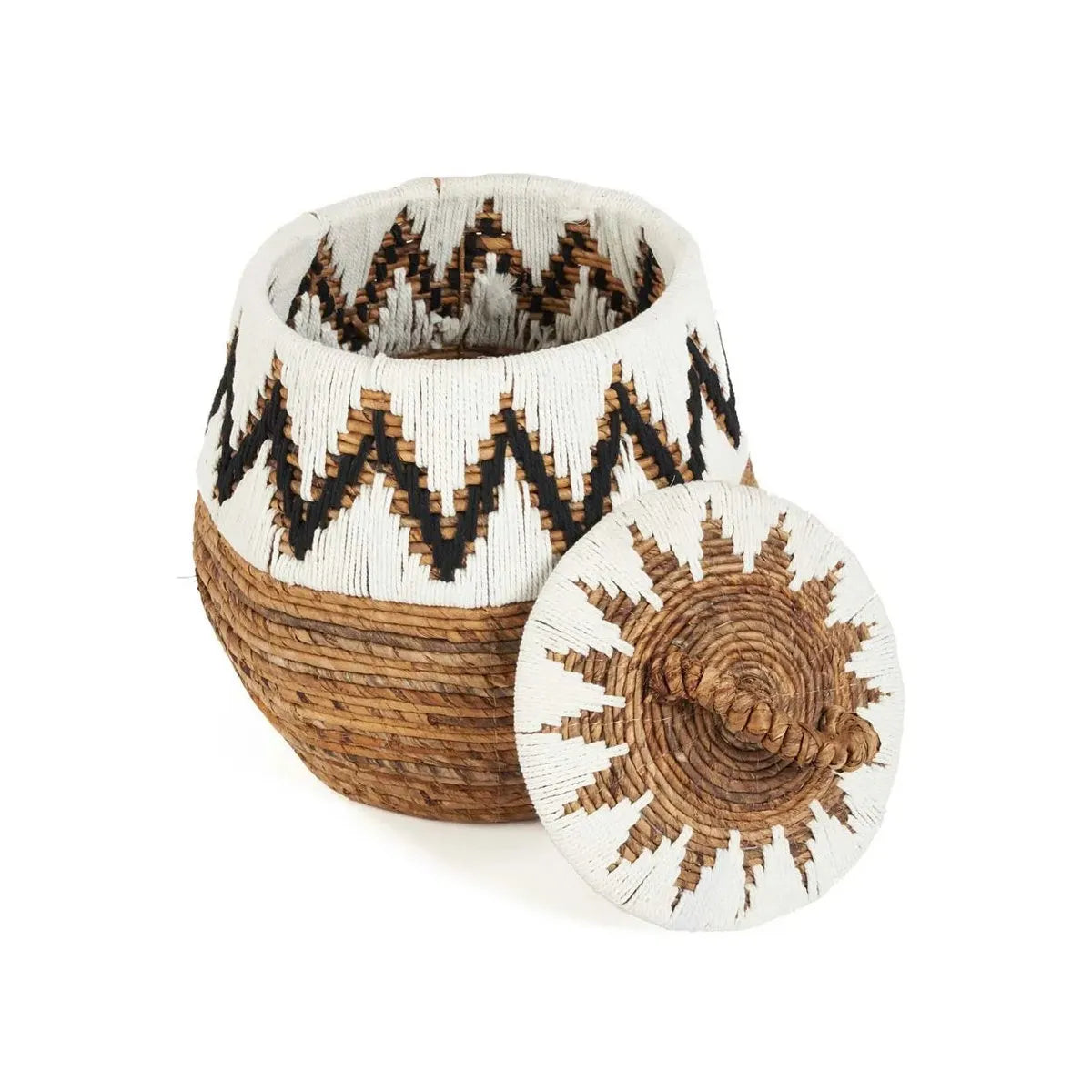 The Little Bay Strandmand-manden met deksel-Bazar Bizar Living-Ik Hout ervan.