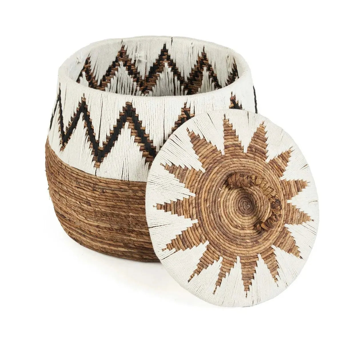 The Little Bay Strandmand-manden met deksel-Bazar Bizar Living-Ik Hout ervan.