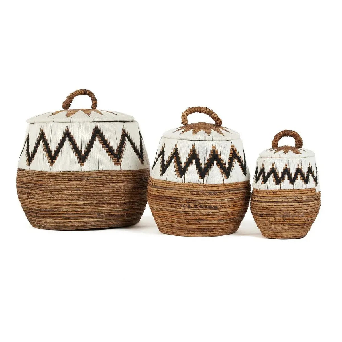 The Little Bay Strandmand-manden met deksel-Bazar Bizar Living-Ik Hout ervan.