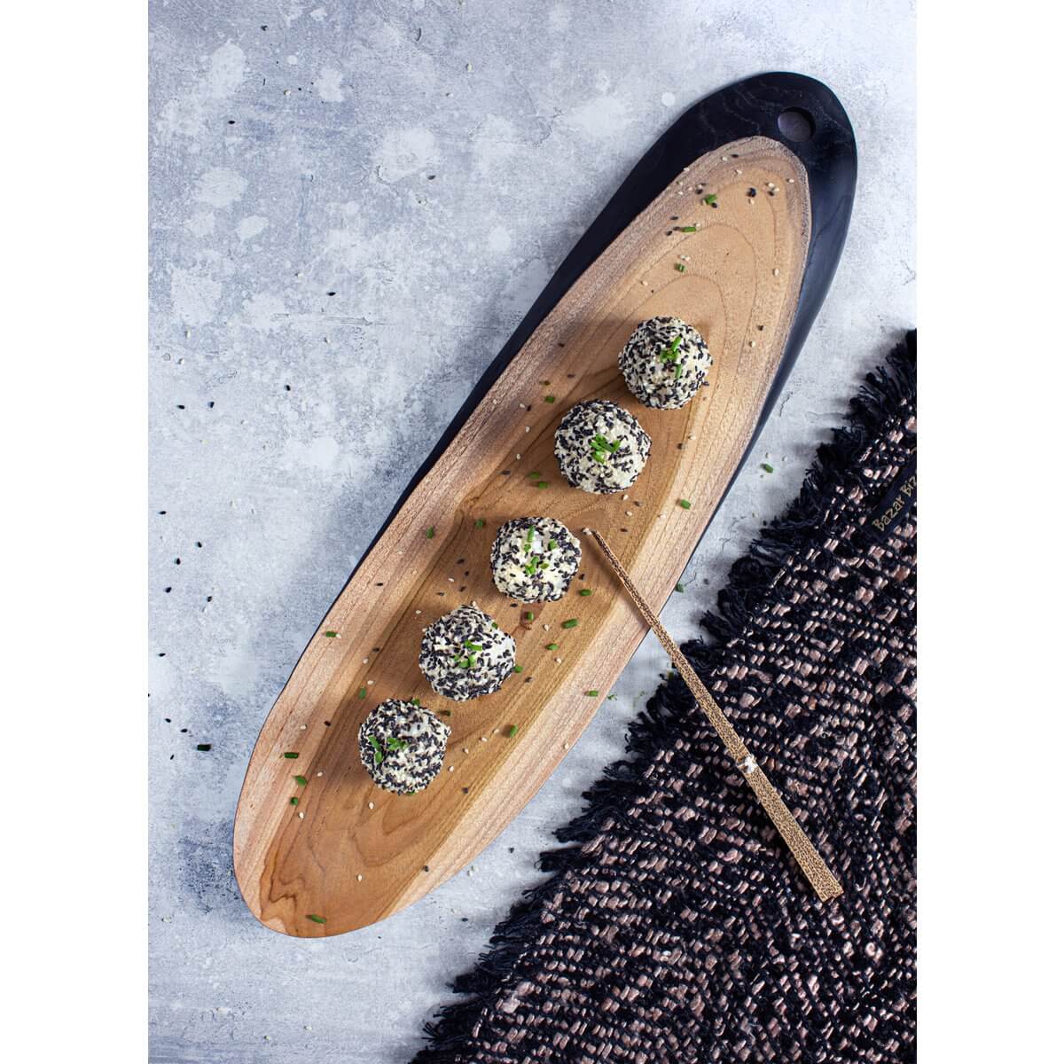 The Oh My Gee Placemat - Zwart Koper-placemat-Bazar Bizar Living-Ik Hout ervan.