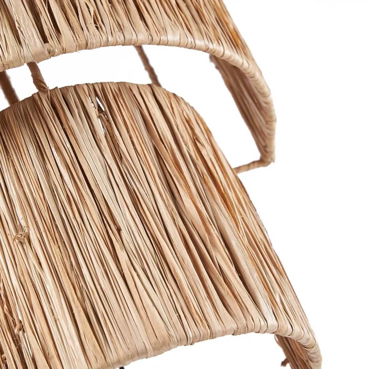 Natuurlijke textuur van de Ohana Wand Applique, perfect voor sfeervolle interieurstijlen zoals bohemian en minimalistisch.