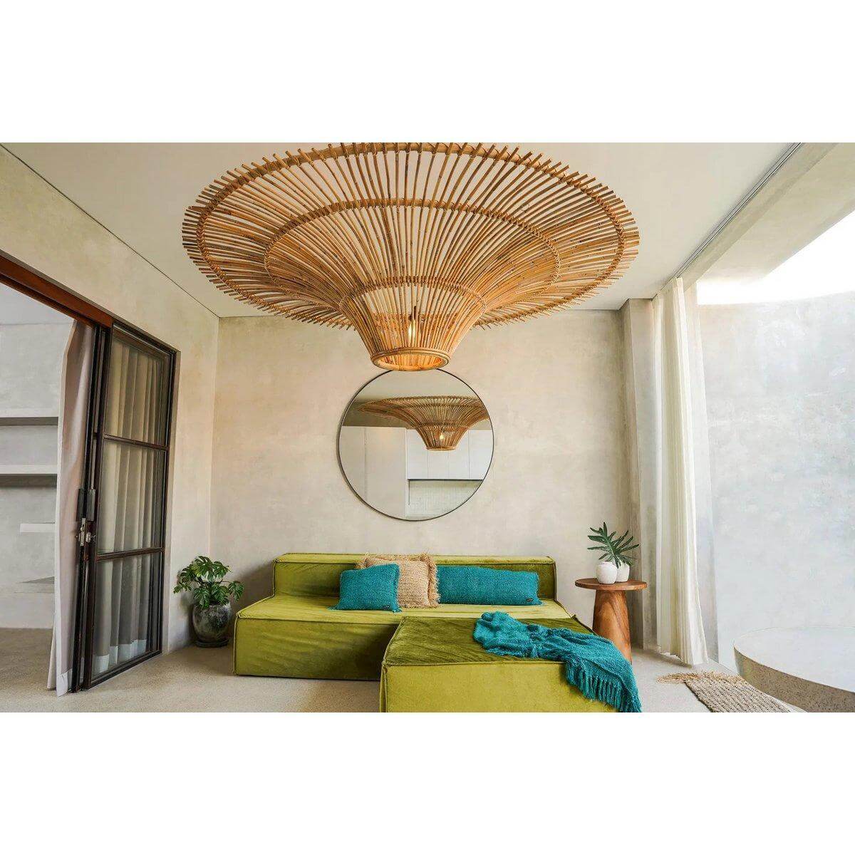 The Sky Hanglamp - Naturel - XXL-Hanglampen-Bazar Bizar Living-Ik Hout ervan.