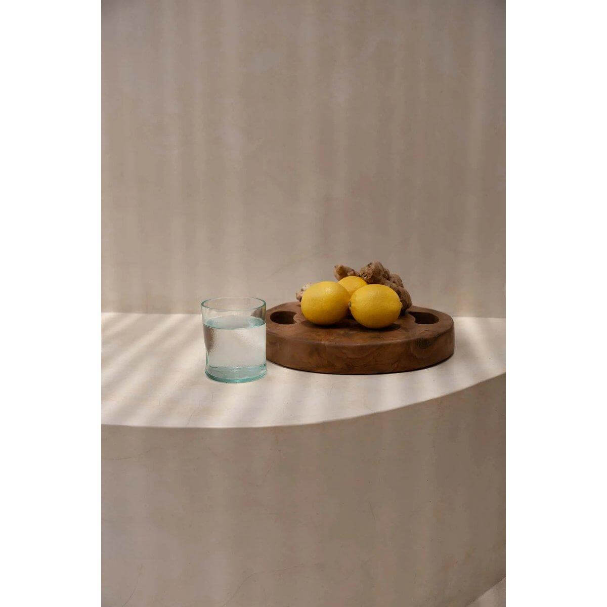 The Teak Root Tray - Natural - S-Bazar Bizar Living-Ik Hout ervan.