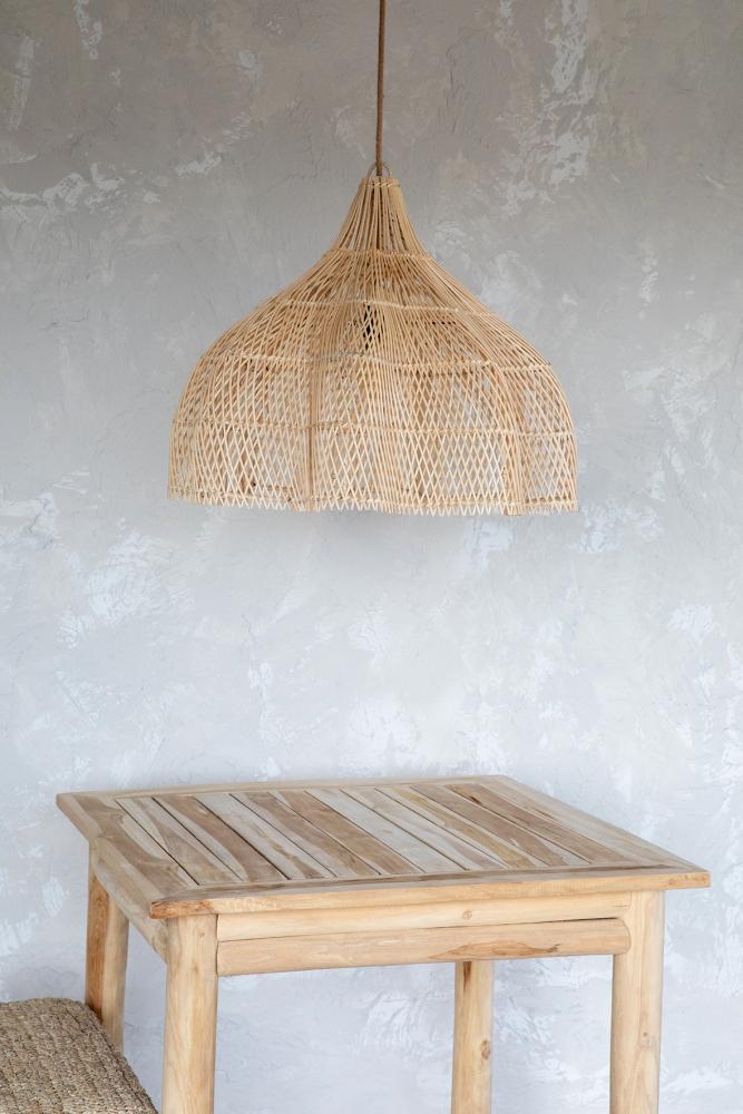 Rotan hanglamp The Whipped 110 cm in close-up