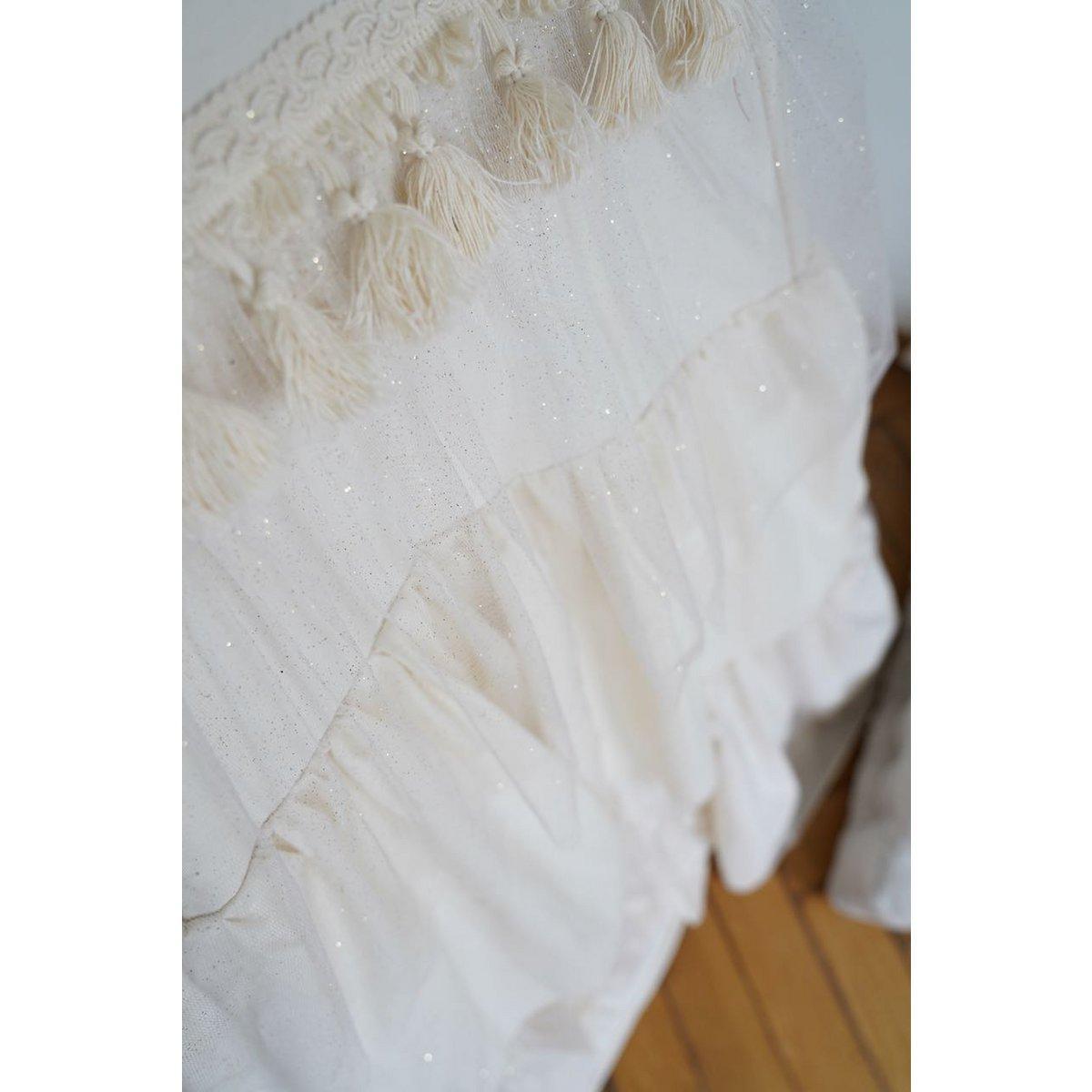 Tipi "Boho" met franjes en mattenset-Moi Mili-Ik Hout ervan.