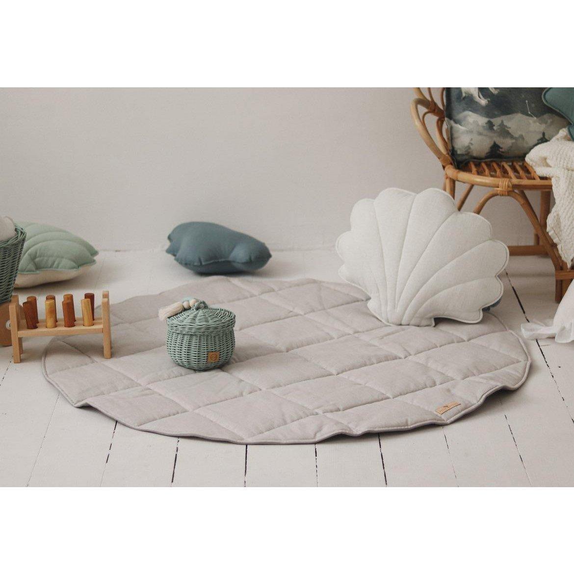 Tipi en mattenset "Duifgrijs"-Moi Mili-Ik Hout ervan.