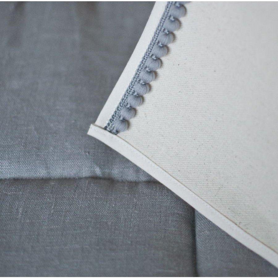 Tipi met pompons en mattenset "Grijze pompons"-Moi Mili-Ik Hout ervan.