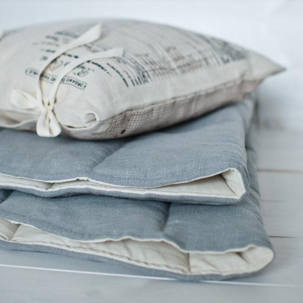 Tipi met pompons en mattenset "Grijze pompons"-Moi Mili-Ik Hout ervan.