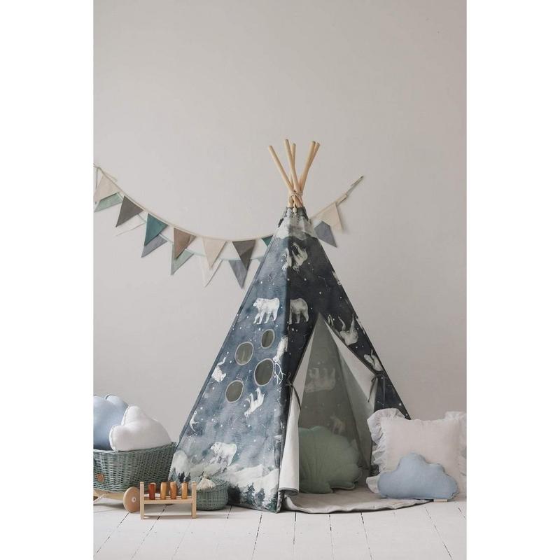 Tipi-tent "Nachtelijke hemel"-Moi Mili-Ik Hout ervan.