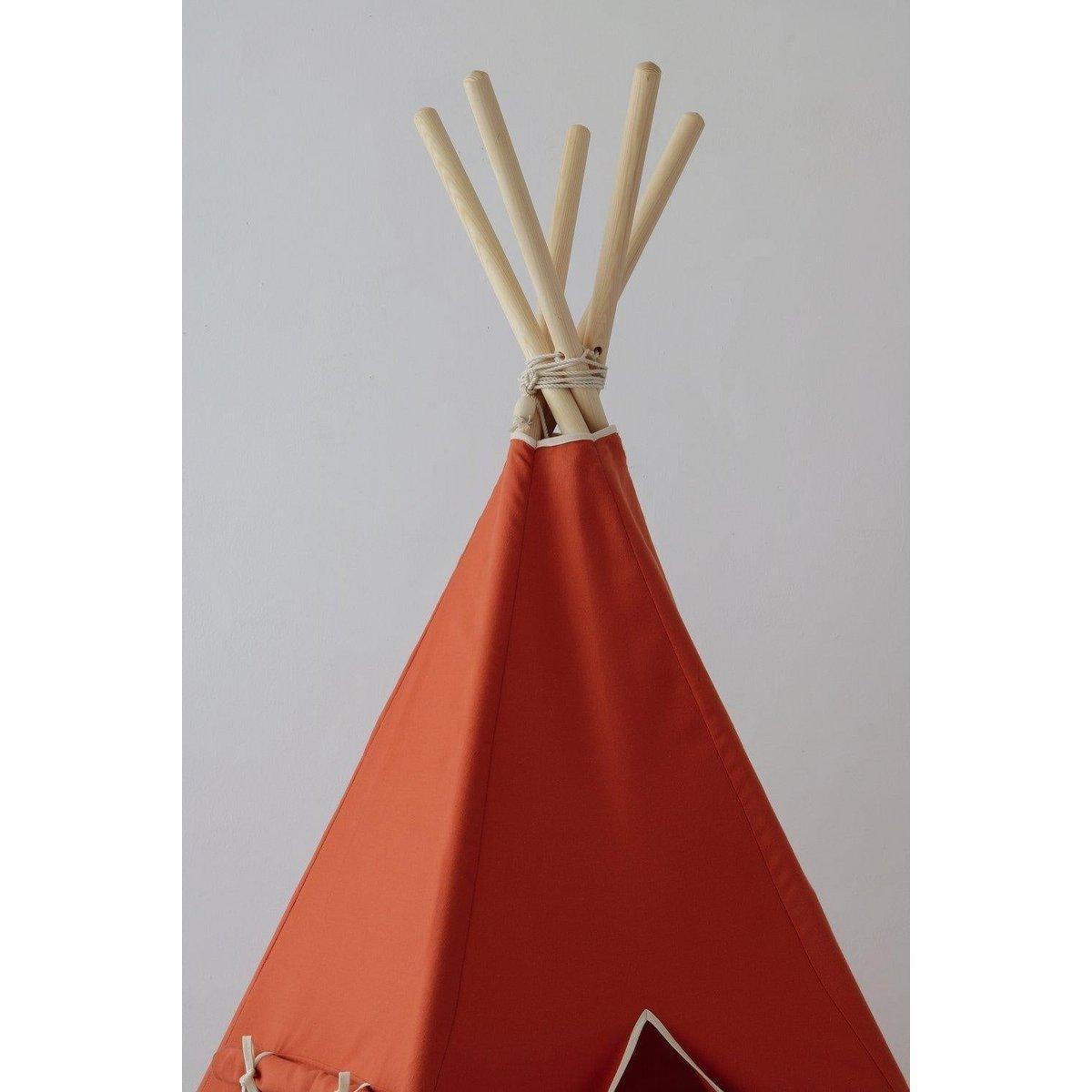 Tipi-tent "Red Fox"-Moi Mili-Ik Hout ervan.