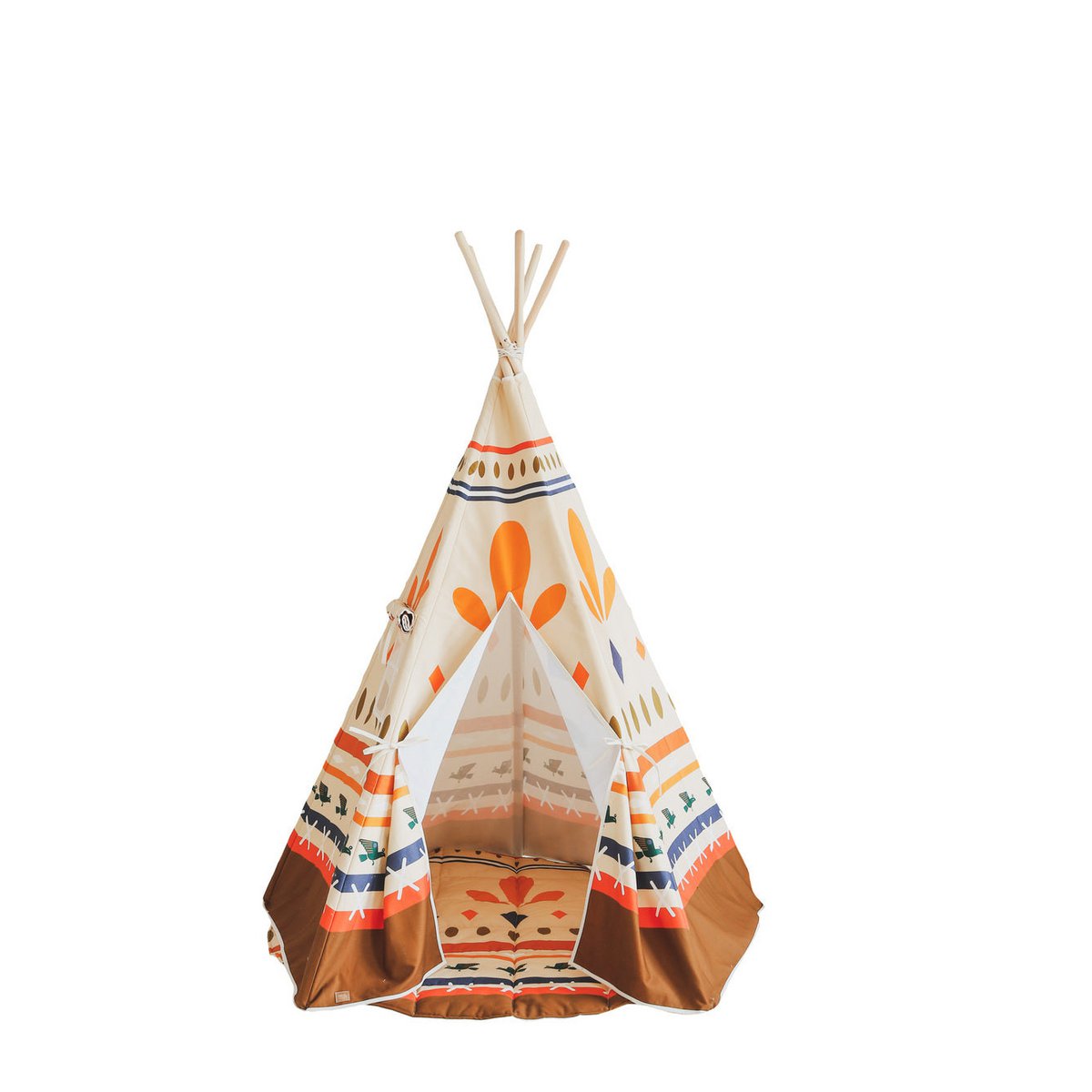 Tipi-tent met inheemse sfeer-Moi Mili-Ik Hout ervan.