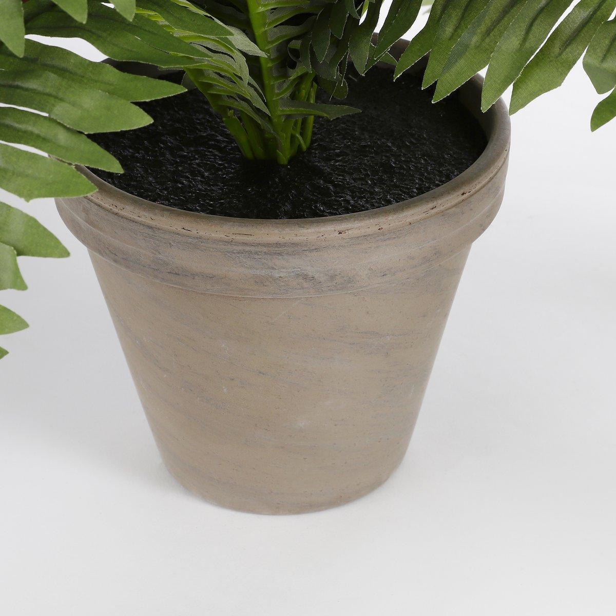 Varen Kunstplant in Bloempot Stan - H40 x Ø70 cm - Groen-Mica Decorations-Ik Hout ervan.