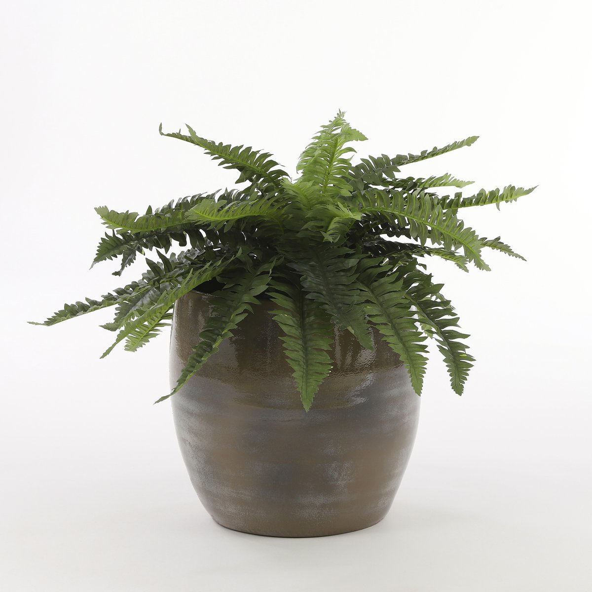 Varen Kunstplant in Bloempot Stan - H40 x Ø70 cm - Groen-Mica Decorations-Ik Hout ervan.