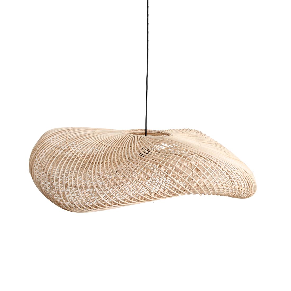 Wave hanglamp naturel XL-Hanglampen-Raw Materials-Ik Hout ervan.