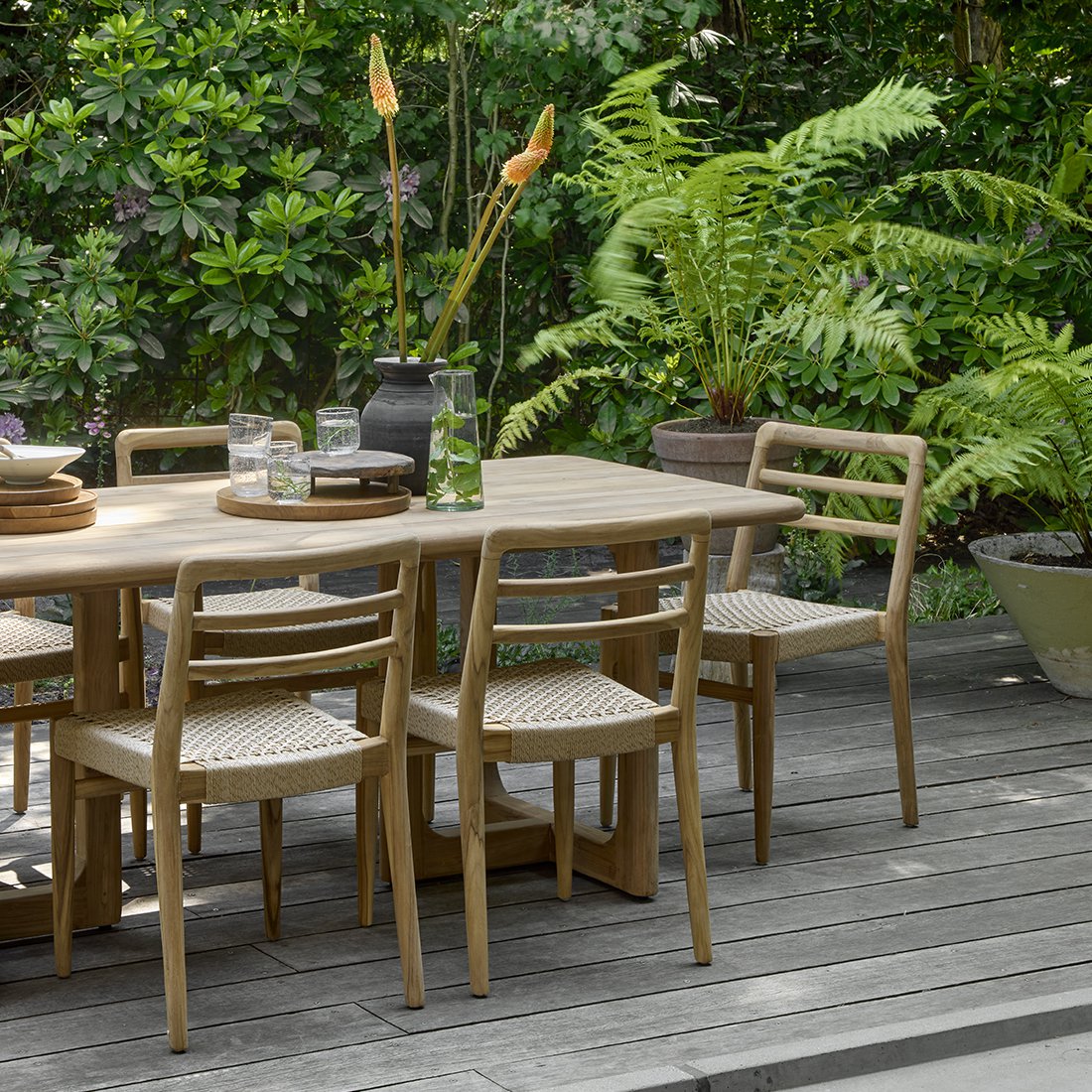 Verano teakhouten tuinstoel - Naturel