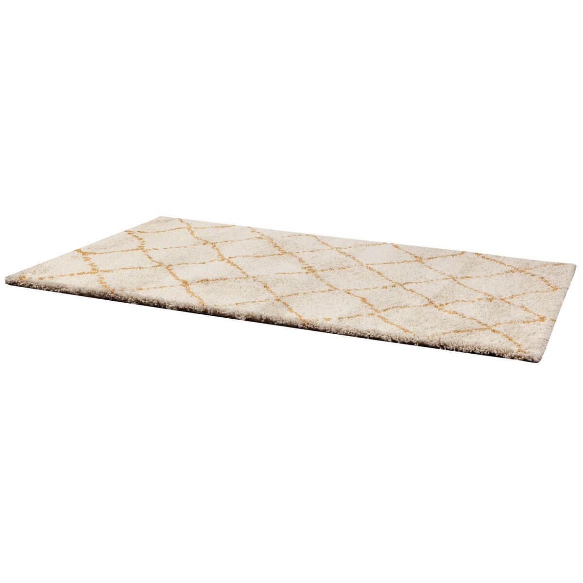 Casablanca Curry vloerkleed 200x290, ultrazacht, Berber-motieven, Vivaraise, polypropyleen, elegantie en zachtheid voor elk interieur.