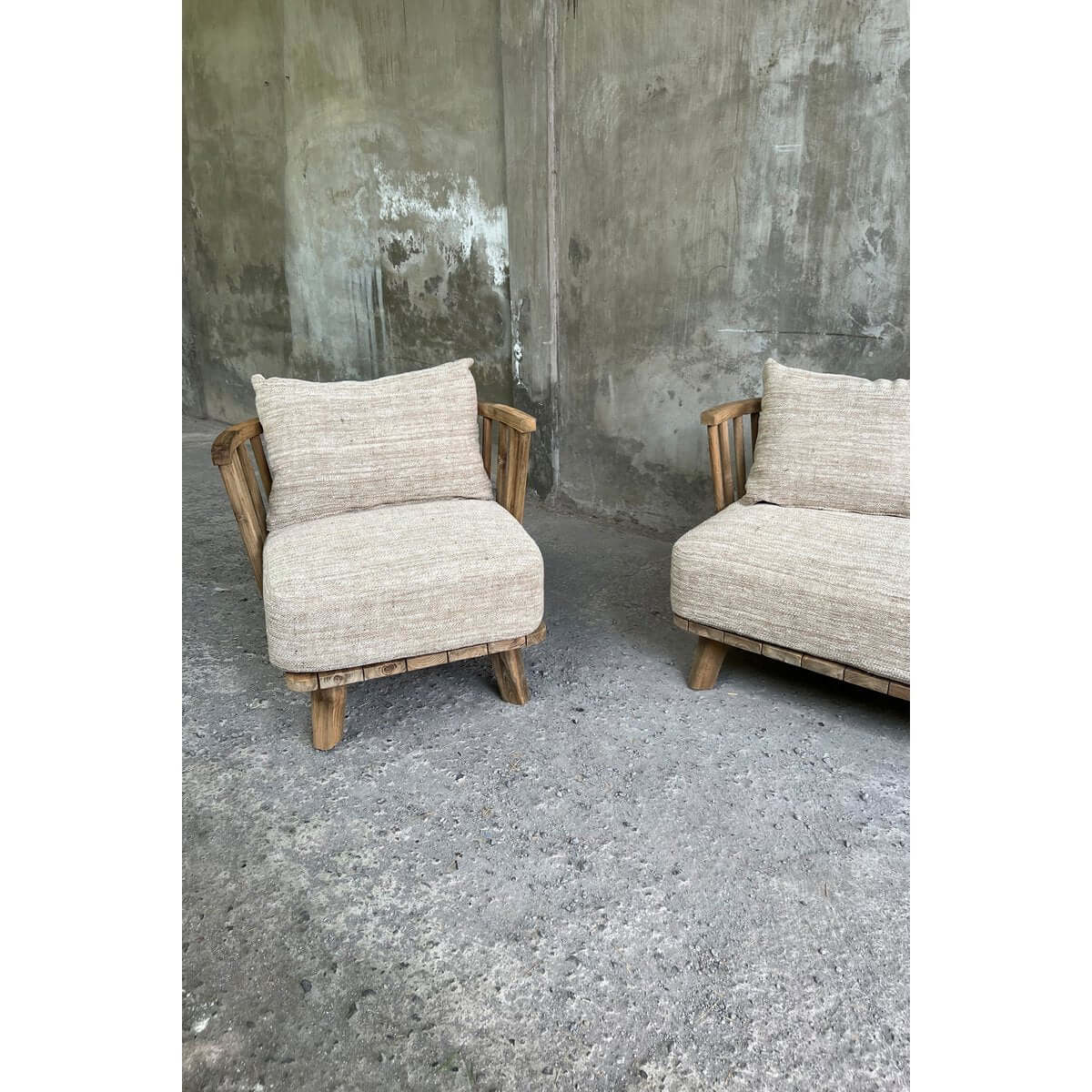 De Malawi Two Seater - Natural Grey Agata