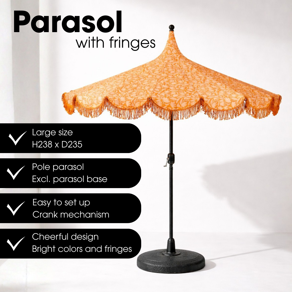 Parasol Kelly Oranje