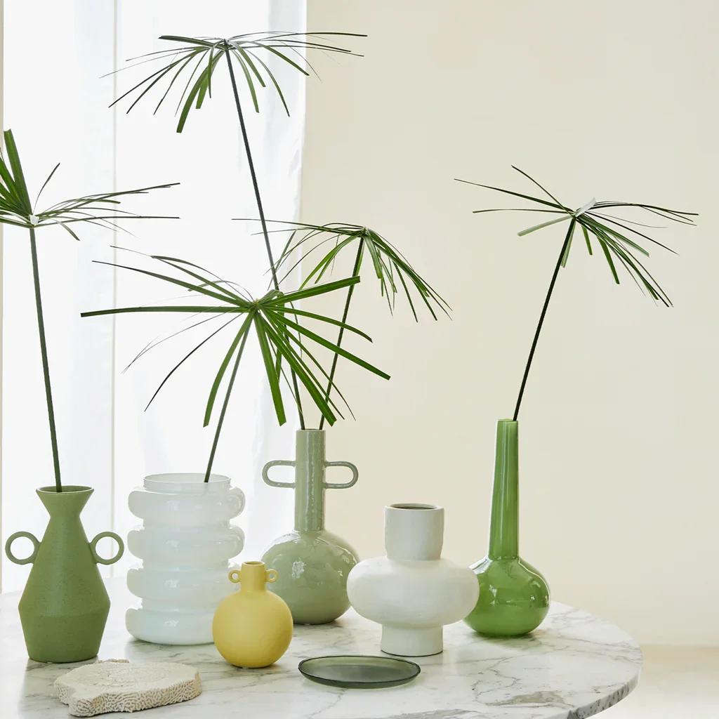 Vaas Bloem Gerecycled Glas Bol