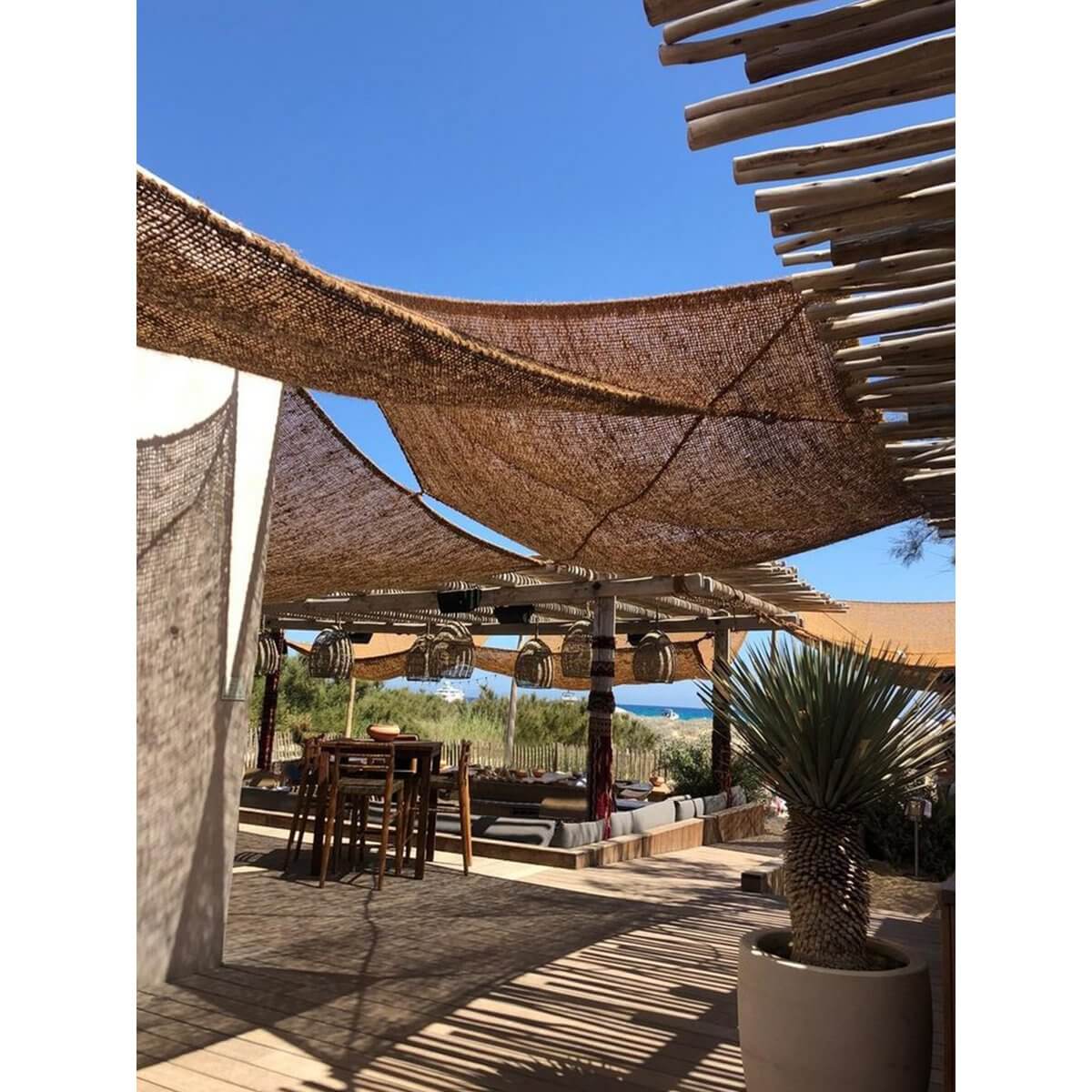 De Coco Shade Rechthoekig - Naturel - 500x300