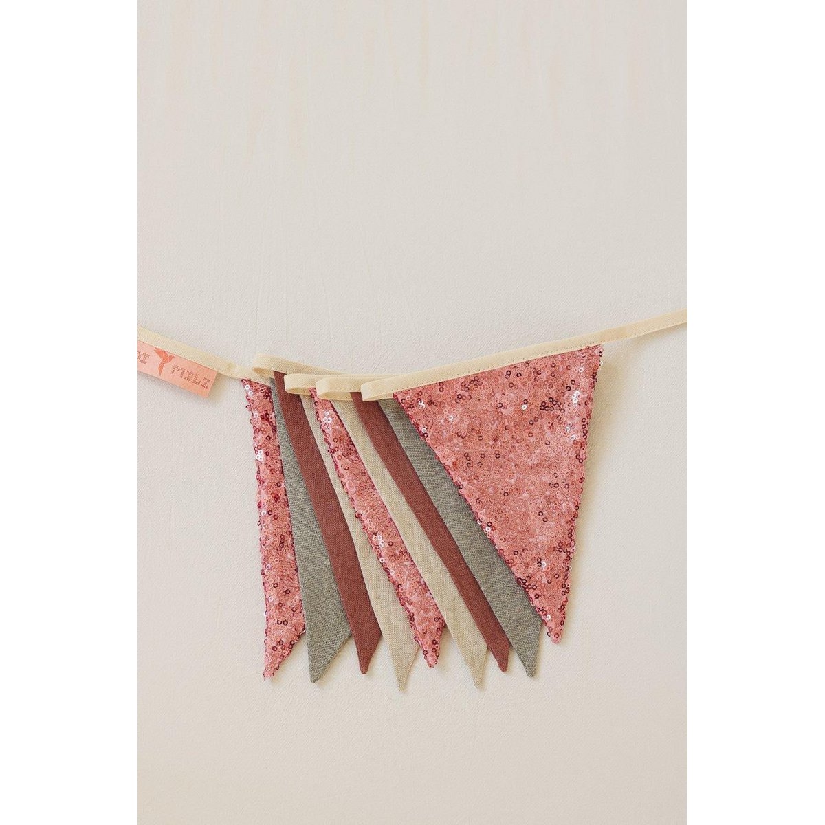 "Roze en grijze" paillettenslinger