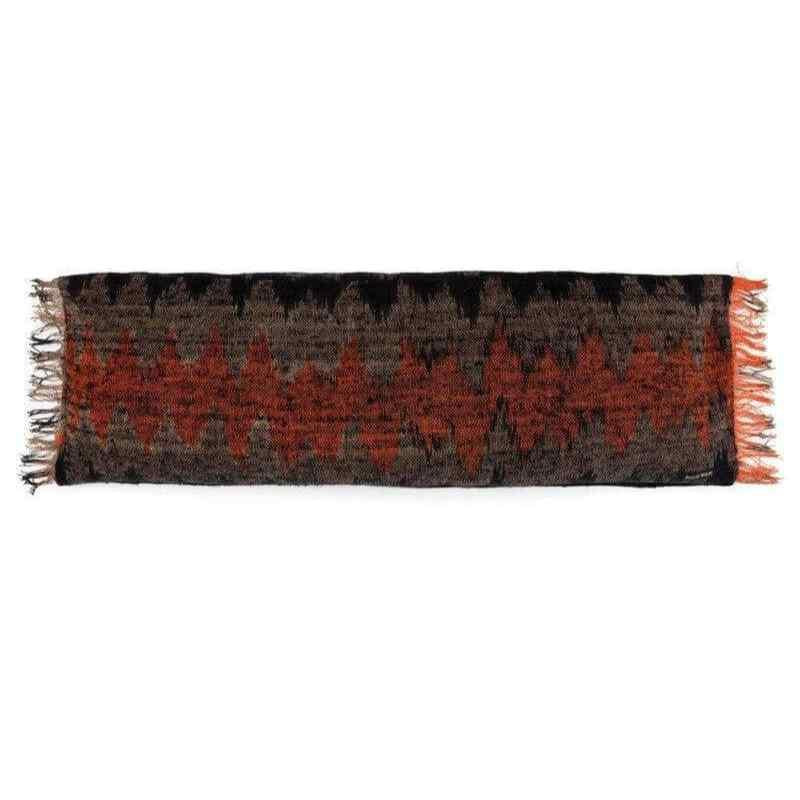De Oh My Gee Kussenhoes - Zwart Oranje - 35x100