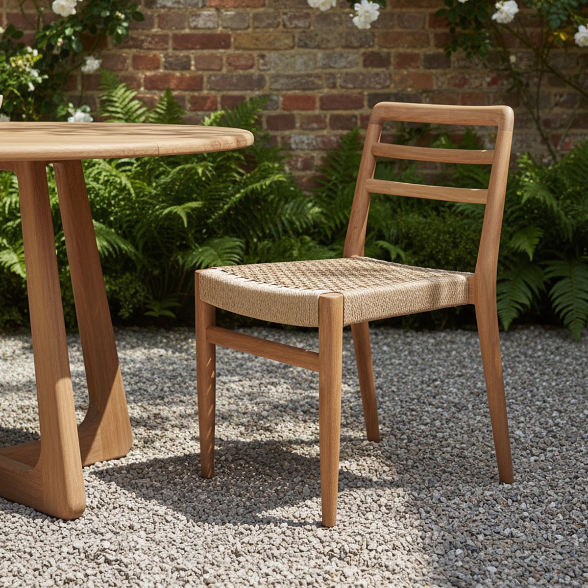 Verano teakhouten tuinstoel - Naturel