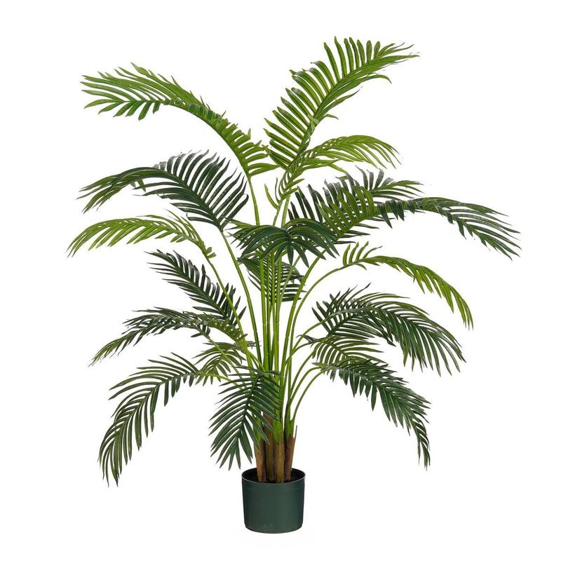 Areca Palm Kunstplant in Pot - H134 x Ø50 cm - Groen-Mica Decorations-Ik Hout ervan.