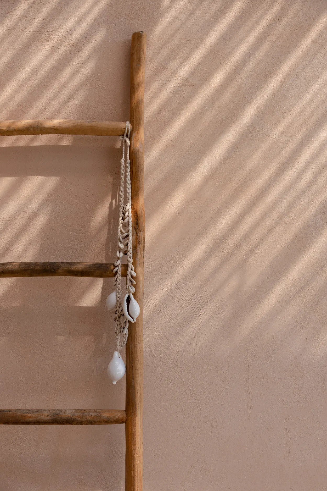 De grote witte kauri schelp ketting