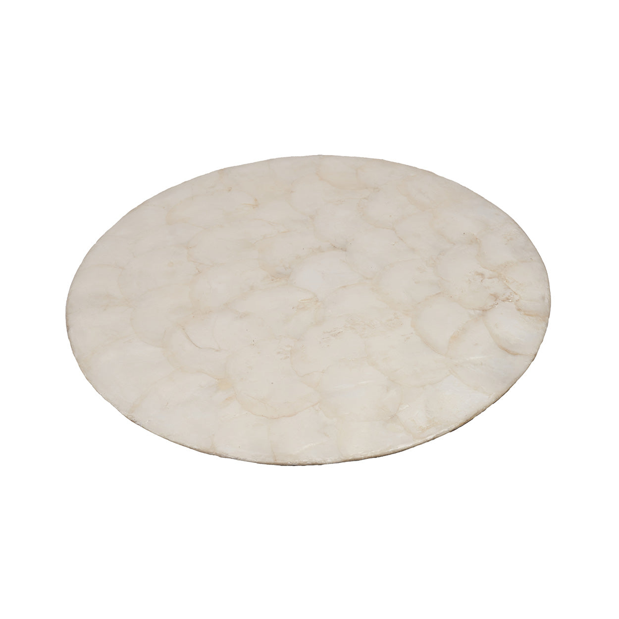 Parelmoer placemat - wit