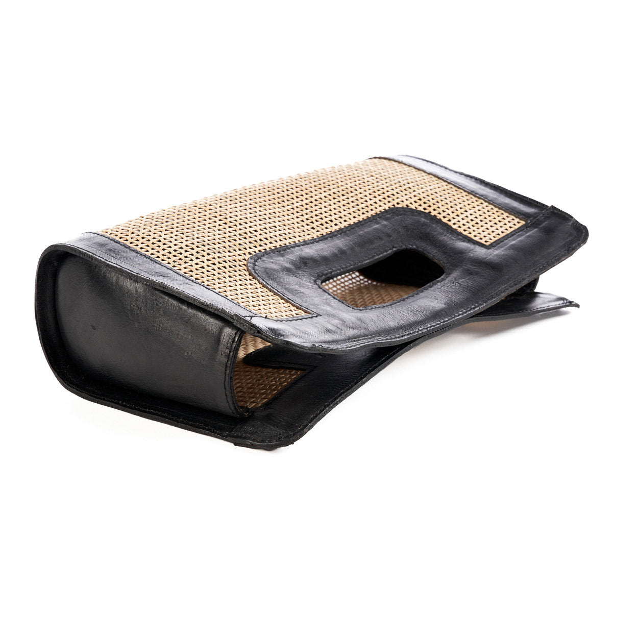 De Riviera Noir Clutch - Natuurlijk zwart