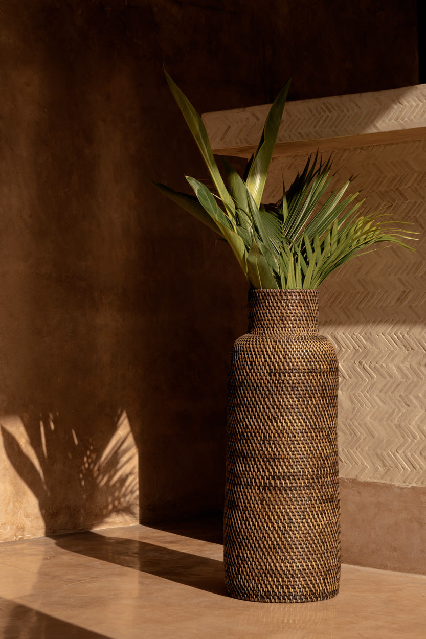 The Colonial Umbrella Basket - Natural Brown