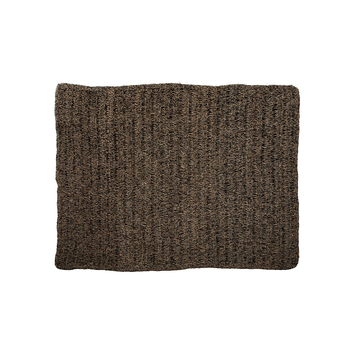 Het zeegrasvloerkleed - naturel zwart - 180x240