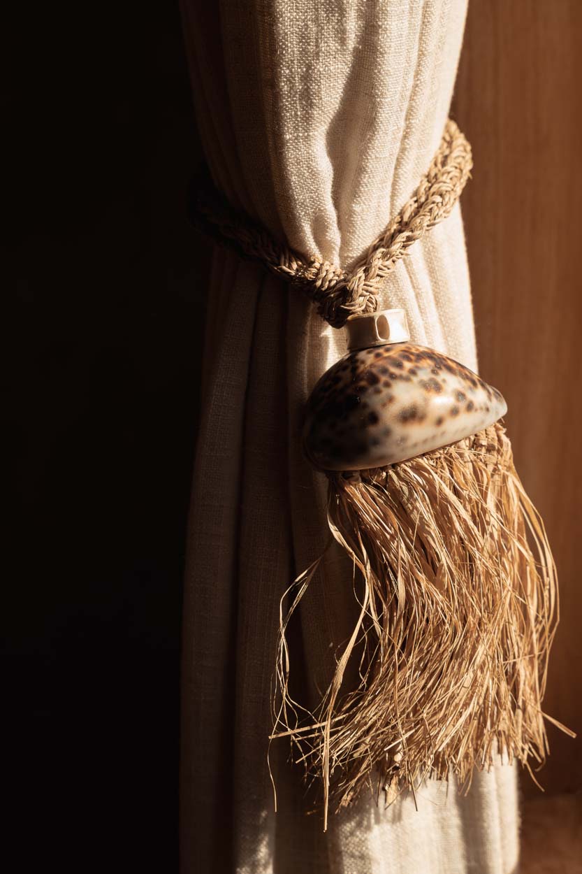 De Raffia Lupina Kwastje - Natuurlijk