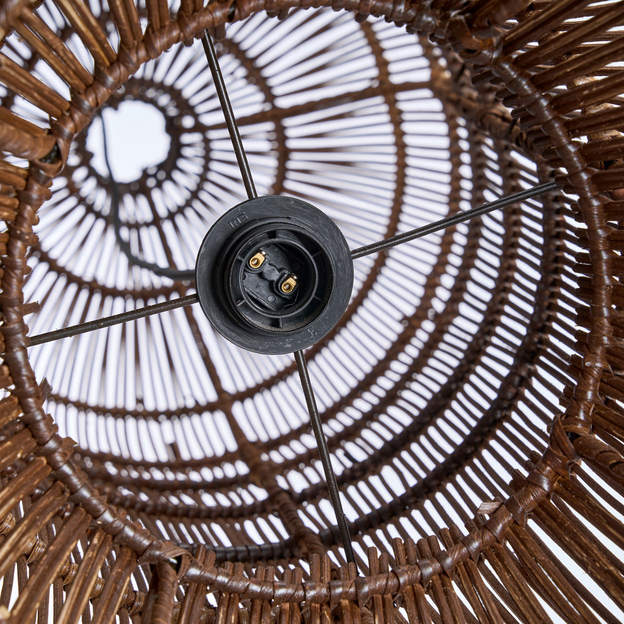 Rotan hanglamp Oasis 35 cm detail