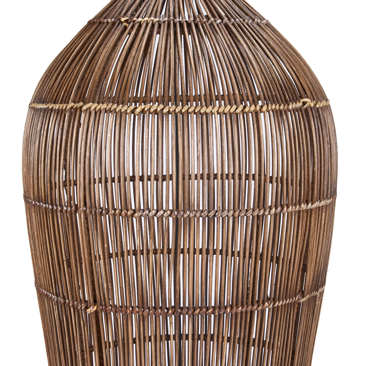 Detailfoto van rotan hanglamp oasis 35 cm