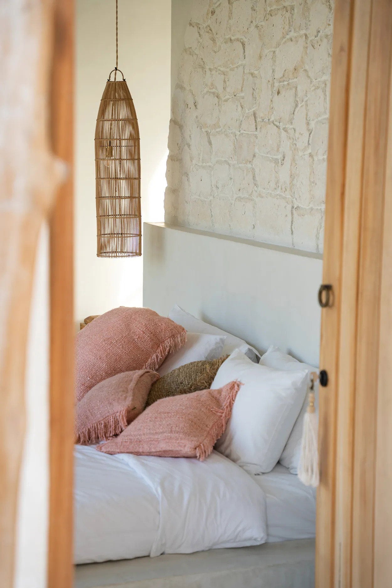 Rotan lamp The Fish Trap - L