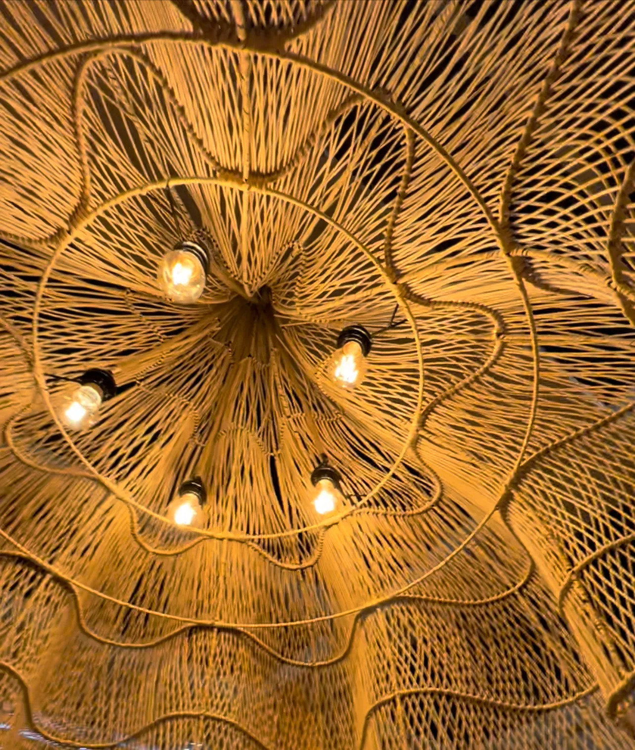 Rotan hanglamp The Whipped 150 cm